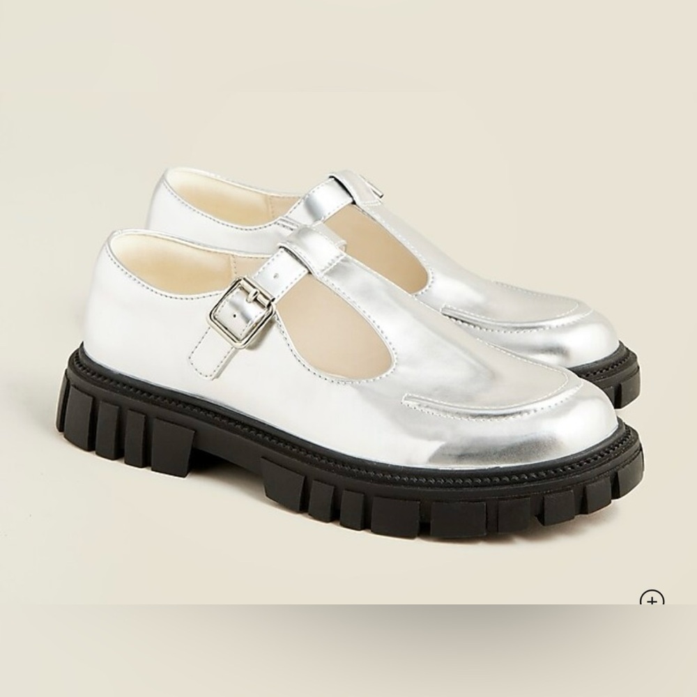 J.Crew Girls' lug-sole T-strap shoes